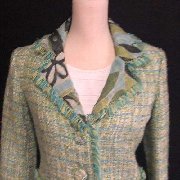 Italian tweed jacket, vintage,rare - Picture 6 of 11